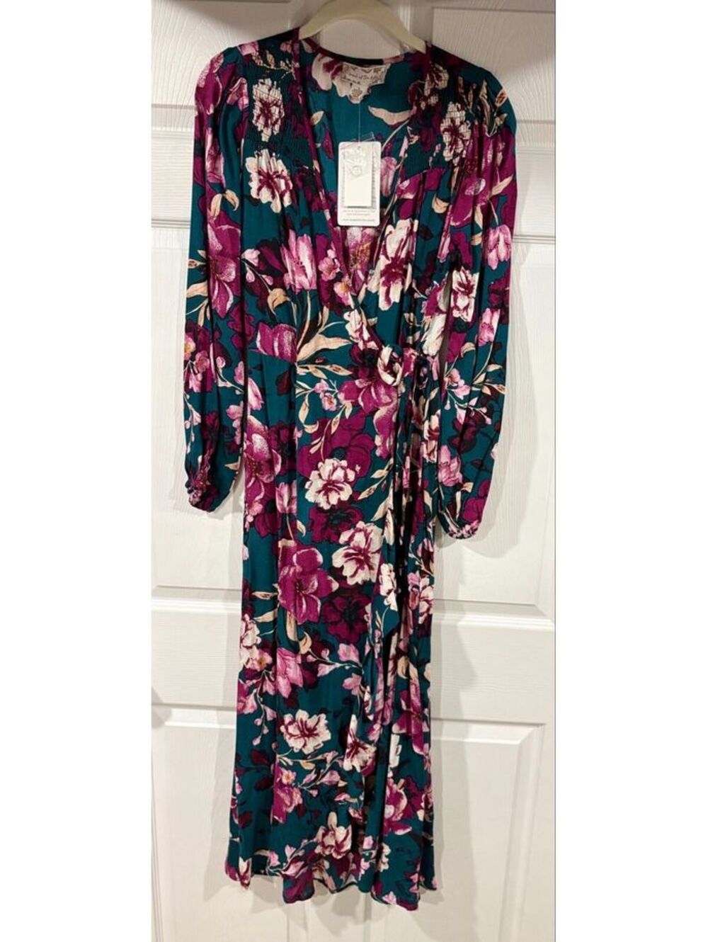 #162 NWT Band of the Free wrap maxi dress